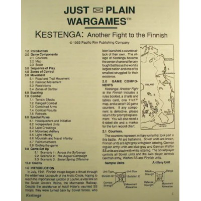 Kestenga: Another Fight to the Finnish