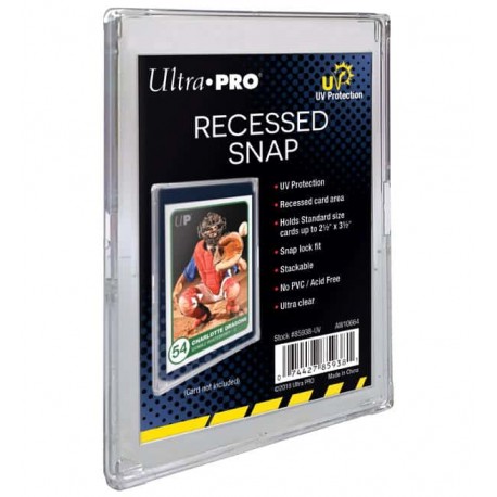 UV Recessed Snap Card Holder